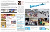 Journal semestriel du Centre Socio Culturel « Le Kiosque » N° 13 · 2013-06-13 · Journal semestriel du Centre Socio Culturel « Le Kiosque » Mai 2013 N° 13 Le 1er juin prochain,