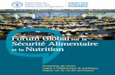 Forum Global sur la Sécurité Alimentaire et la Nutrition · sur les tendances, les problèmes et les réponses politiques En 2007, le Forum global sur la sécurité alimentaire