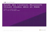 download.microsoft.comdownload.microsoft.com/documents/France/licences/2… · Web viewMicrosoft Visual Studio 2013 offre un ensemble complet et très flexible d’outils de gestion