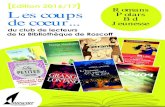 Edition 2016/17 Romans Les coups Polars de coeur Bd Jeunesse · Prix des libraires du Québec 2016 (roman hors Québec). Titre : « Le nouveau nom » (« L’Amie prodigieuse» -