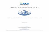 Action Contre la Faim Wash Consortium RDC · 2016-02-02 · Stratégie pilote de communication et mobilisation communautaire 1 Action Contre la Faim Wash Consortium RDC Rapport final