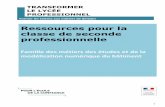 Ressources pour la classe de seconde professionnelleww2.ac-poitiers.fr/batiment/sites/batiment/IMG/pdf/... · études et de la modélisation numérique du bâtiment ... architecturale