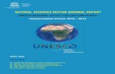 NATURAL SCIENCES SECTOR BIENNIAL REPORT The Natural Science Sector at the UNESCO Regional Office in