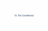 15. The Conditional - Amazon S3 · In complex sentences that include a clause beginning with si (‘if’), the verb in the si clause is conjugated at the imparfait and introduces