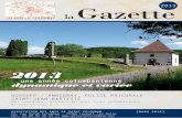 2013 la Gazette - amisaintcolomban.org€¦ · Le cap des 400 adhérents à jour de cotisations a été franchi fin décembre 2013, mais il y a encore de la place pour accueillir