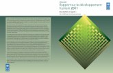 RÉSUMÉ Rapport sur le développement humain 2011hdr.undp.org/sites/default/files/hdr_2011_fr_summary.pdfLes Rapports nationaux s’intéressent fréquemment aux thèmes de l’égalité