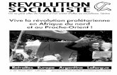 Vive la révolution prolétarienne en Afrique du nord et au ... · Vive la révolution prolétarienne en Afrique du nord et au Proche-Orient ! 2 \ révolution socialiste n° 34 \