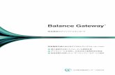 Balance Gateway Brochure RGB 190515 ソフトデー …...Balance Gateway Balance Gatewayのご提供に向けて代表からのご挨拶 2 3 1 4 被監査会社 取引先 確認対象選定
