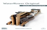 Notice WaterRower S4 Bois · La surface des rails doit être gardée propre afin d’éviter que la poussière et les saletés n’abîment les roues du siège; les rails peuvent