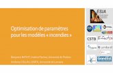 Optimisation de paramètres pour les modèles «incendies»docs.gdrfeux.univ-lorraine.fr/Ecole2018/Visuel... · par essaims de particules Les algorithmes PSO appliquent le concept