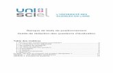 Guide de rédaction des QCM - Unisciel, l'Université des Sciences …unisciel.fr/wp-content/uploads/2017/11/GuideRedactionQCM... · 2018-01-15 · UNISCIEL Le projet banque de test