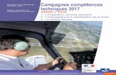 Campagnes compétences...Ces campagnes s’inscrivent dans la continuité des campagnes avion « compétences techniques » précédentes. Pour rappel, « Vitesse d’évolution et