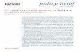 Policy brief 23 Heyer BAT - Observatoire Français des ...instaurée par le gouvernement Fillon en octobre 2007 et abrogée par le gouvernement Ayrault en septembre 2012. En tenant