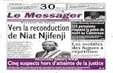 N° 5050 DU VENDREDI 13 AVRIL 2018 CAMEROUN 400 F.CFA … · 2018-05-12 · à nouveau de la confiance du président de la République. Paul Biya qui n’a jamais lâché son « ami