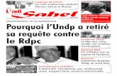 Tri-hebdomadaire régional d’informations du Nord-Cameroun … · Tri-hebdomadaire régional d’informations du Nord-Cameroun N°1049 du vendredi 16 mars 2018 Directeur de la Publication
