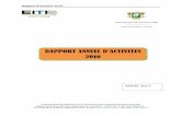 RAPPORT ANNUEL D’ACTIVITES 2016...Rapport d’activités 2016 onseil National de l’Initiative pour la Transparence des Industries xtractives ( N-ITIE) Abidjan Cocody Deux-Plateaux,