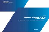 Swiss GAAP RPC 2014/15...2014/11/11  · 4 | KPMG – Swiss GAAP FER 2014/15 Vue d’ensemble, comptes consolidés illustratifs et check-list 1 Normes Swiss GAAP RPC 1.1. Cadre conceptuel