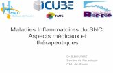 Maladies Inflammatoires du SNC: Aspects médicaux et ...€¦ · Neurol, 2009; 3Siva et al., Mult Scler, 2009. Premiers signes cliniques: CIS/SCI. CIS/SCI: Syndrome Cliniquement Isolé