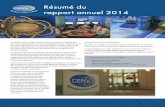 Résumé du rapport annuel 2014 - CEPOL · Mise en œuvre du programme de travail 2014 En 2014, CEPOL a˜mis en œuvre 125 activités de formation et a˜formé 10˜322 professionnels