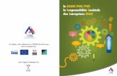 Ce Guide a été réalisé par la CGPME Ile-de France …LE Guid E PME/PMi La Responsabilité Sociétale des Entreprises (RSE) Avec nos remerciements pour l’appui de Brigitte THIECK-REGAL,