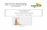 INSTITUT NATIONAL DE LA STATISTIQUE DU MALI · consommation pauvrete bien-etre des menages avril 2015 – mars 2016 mai 2016 institut national de la statistique du mali