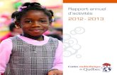 Rapport annuel d’activités - Centre multiethnique · RAPPORT ANNUEL D’ACTIVITÉS 2012-2013 53 Le Centre multiethnique de Québec sera un espace de vie, d’échanges et d’apprentissages