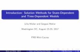 Introduction: Solution Methods for State-Dependent and ...maliars/Files/Minicourse-Maliars-Slides.pdf · integrals (= get rid o⁄ expectations before solving the model), "EFP_MMTT_2015.zip"