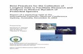 Development of Best Practices for the Collection of ... Best Practices for the Collection of Longline Data to Facilitate Research and Analysis to Reduce Bycatch of Protected Species