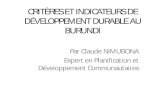 Critères ou indicateurs de développement durable au Burundiburundi.acp-cd4cdm.org/media/371205/cdm-sustainable-development-criteria_nimubona.pdfl’environnement pour un développement