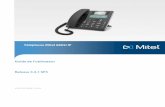 Téléphone Mitel 6865i IP Guide de l’utilisateur …...• Fonction "appuyer et maintenir" pour configurer la touche de numérotation directe • Prise en charge de jusqu'à 9 lignes