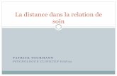 La distance dans la relation de soin - Le réseau de ... · Pour E.T. HALL Distance publique >3.5m: impersonnelle, pas de face à face, (ex. concert). Distance sociale 1.2 à 3.5m: