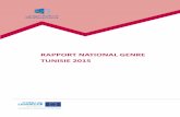 RAPPORT NATIONAL GENRE TUNISIE 2015 · 2016-10-10 · Ce rapport s’inscrit dans le cadre de l’appui de l’ONU Femmes à l’Institut National de la Statistique dans le but d’intégrer