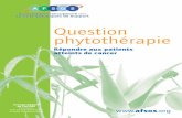 Question phytothérapie · 6 - Hofmann B, Richard C, Moneret-Vautrin DA, Jacquenet S. Un cas français d’allergie alimentaire à la baie de goji. Rev Fr Allergol. 2017 Oct ; 57(6)