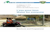 L’eau pour tous - WordPress.com · 02-12-2016  · L’eau pour tous Water for everyone Brochure and Programme Rural Water Supply Network . Hosted by the Government of Côte D’Ivoire
