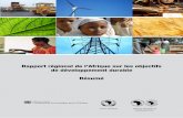 Rapport régional de l’Afrique sur les objectifs de développement … · 2015-08-04 · 1 I. Introduction Le présent rapport est un résumé du Rapport régional de l’Afrique