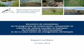 Rencontre de consultation sur le programme de …Rencontre de consultation sur le programme de conservation, restauration et création de milieux humides et hydriques du ministère
