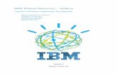 IBM Watson Discovery – Node · 2019-10-25 · IBM Watson Discovery – Node.js Cognitive Solutions Application Development IBM Global Business Partners Duration: 90 minutes Updated: