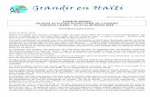 Grandir en Haïti - Collectif Haiti de France bulletin 21 mars2016.pdf · des arrêts forcés dans l’enseignement durant la période électorale en avril et un arrêt au mois d’août.