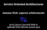 Service Oriented Architecturesbusaco/teach/courses/... · „În nori” (space-based, cloud) conform M. Richards, Software Architecture Patterns, ... Microservices vs. SOA, ... Serviciu
