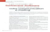 FICHE coNSElL Sarbacane Software Les conseils de Sarbacane …blog.sarbacane.com/wp-content/uploads/2013/05/iEntrep... · 2013-05-15 · de destinataire. La gestion des NPAI (N'habite