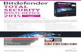 TOTAL SECURITY - · PDF file DE PC, MAC ET APPAREILS ANDROID Bitdefender 17,0 Kaspersky 16,7 Symantec 15,5 Trend Micro 14,6 Intel Security (McAfee) 13,4 Eset 12,9 GOLD REAL-W ORLD
