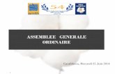 ASSEMBLEE GENERALE ORDINAIRE€¦ · sera le développement des fondamentaux du secteur textile et de ses acteurs la phase 2020 – 2025, ... ADII, DGI, Office des Changes … L’Objectif