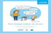 Pour chaque enfant, un air pur · 2019-04-02 · Valence, vallée de l’Arve, Strasbourg, Reims, Montpellier, Toulouse et la Mar-tinique. 3 ADEME, La pollution de l’air en dix