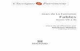 Jean de La Fontaine Fables - Magnard Enseignants · 1. Relevez, au cours de votre lecture, les différentes manières dont use La Fontaine pour parler de la fable. Dans la dédicace