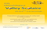Méthodologique Volley Scolairepedagogie.ac-limoges.fr/eps/IMG/pdf/vb.pdf · Octobre 2012—page 2 Groupe de réflexion mixte Enseignants en Education Physique et Sportive & Conseillers