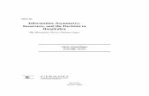 Information Asymmetry, Insurance, and the Decision to Hospitalize 2003-01-14¢  Information Asymmetry,