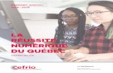 LA RÉUSSITE NUMÉRIQUE DU QUÉBECCEFRIO RAPPORT ANNUEL 2018-2019 3 Le CEFRIO en bref Véritable phare numérique du Québec depuis plus de 30 ans, le CEFRIO accompagne les entreprises