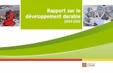 Rapport sur le développement durable...2. La vision du développement durable à l’Université Laval 4 3. La démarche de développement durable à l’Université Laval 6 4. La
