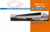 Guide de planification de voyages2017 - 2018 Guide de planification de voyages 105, côte de la montagne, bureau 601 Québec (Québec) Canada G1K 4E4 Téléphone : (418) 692-1223