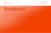 Résidences artistiques · Résidences artistiques Institut français du Maroc Toutes disciplines artistiques A partir de janvier 20 19 Édition n°7